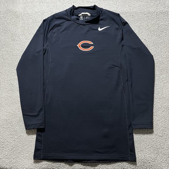 Chicago Bears Shirt Mens XL Nike Long Sleeve Team Issued Training On Field - Picture 1 of 13